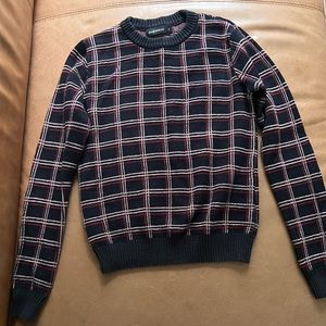 Plaid Black Sweater